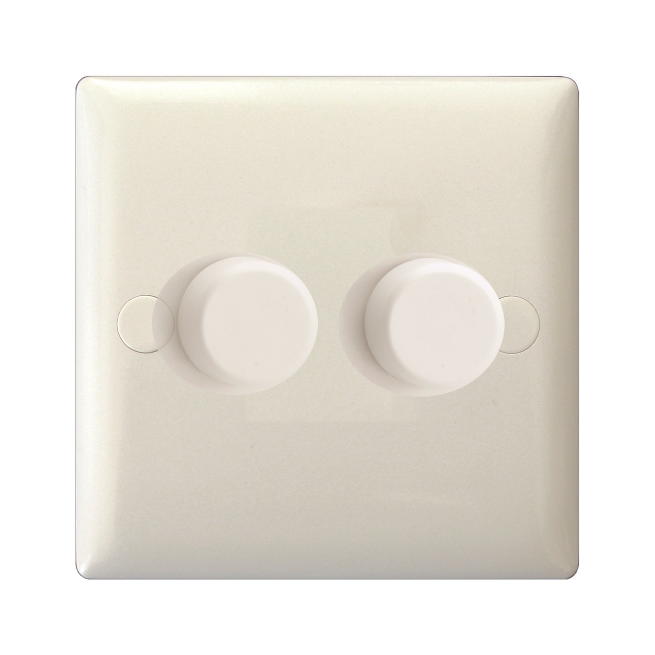Varilight V Pro 2 Gang 2 Way Dimmer in White JOP252WP