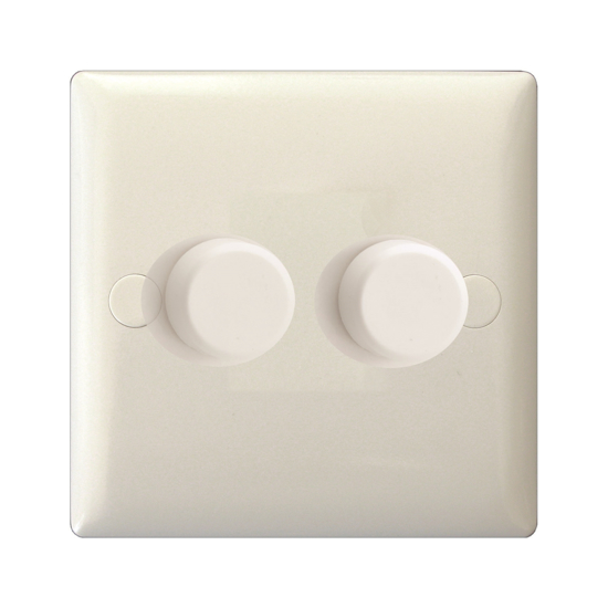 Picture of Varilight V-Pro 2 Gang 2-Way Dimmer in White JOP252WP