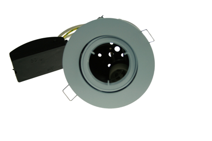 Picture of Short Can GU10 Tilt Downlight Fire Rated in White FGGWDCSC