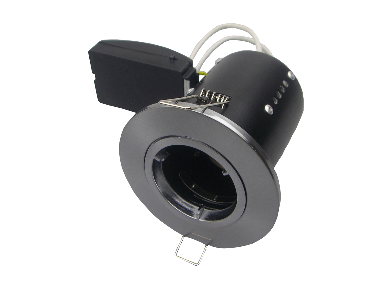 GU10 Downlight Fire Rated in Satin Chrome FGFSDCSC K Lighting Supplies