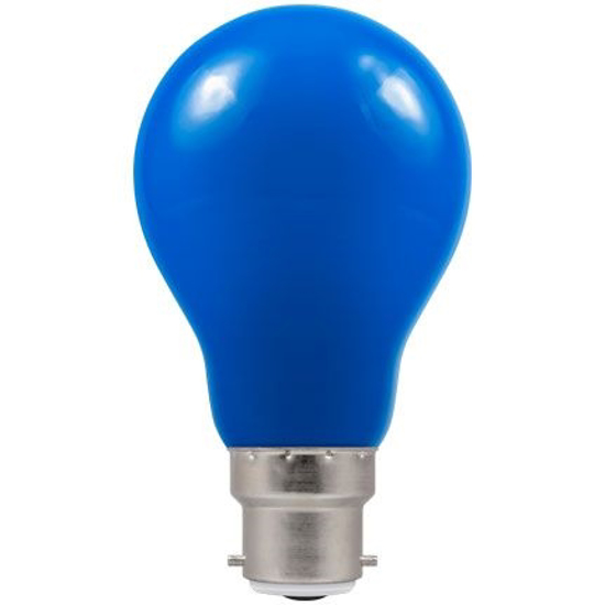 Picture of LED Coloured GLS Blue BC or ES