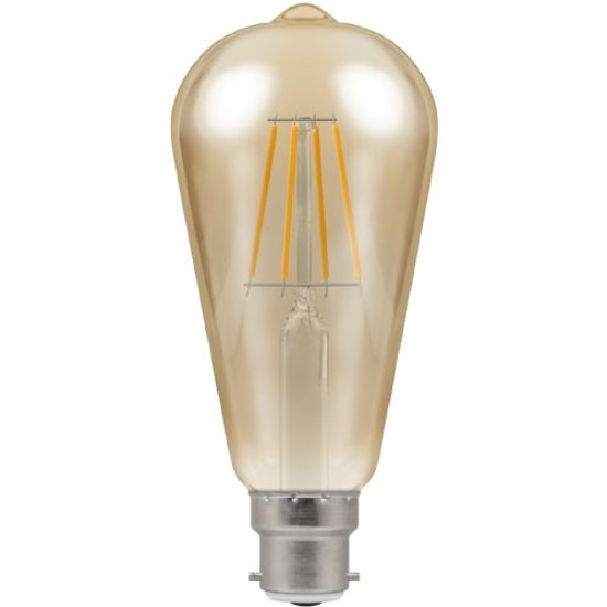 Picture of LED Filament Lamp ST64 Dimmable 5W BC or ES