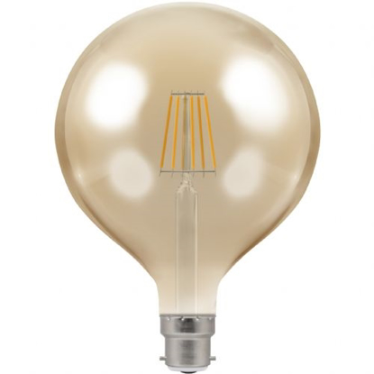 Picture of LED Filament Lamp G125 Dimmable 7.5W BC 4306