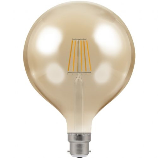 Picture of LED Filament Lamp G125 Dimmable 7.5W BC 4306