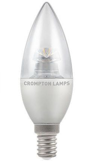 Picture of LED Clear Candle 6.5W Dimmable SES Cap 4603