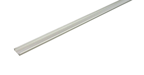 Shallow aluminium profile for LED strips