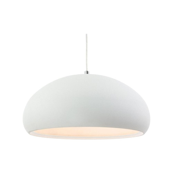 Large contemporary style white ceiling pendant light