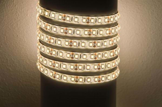 Reel of natural white LED strip