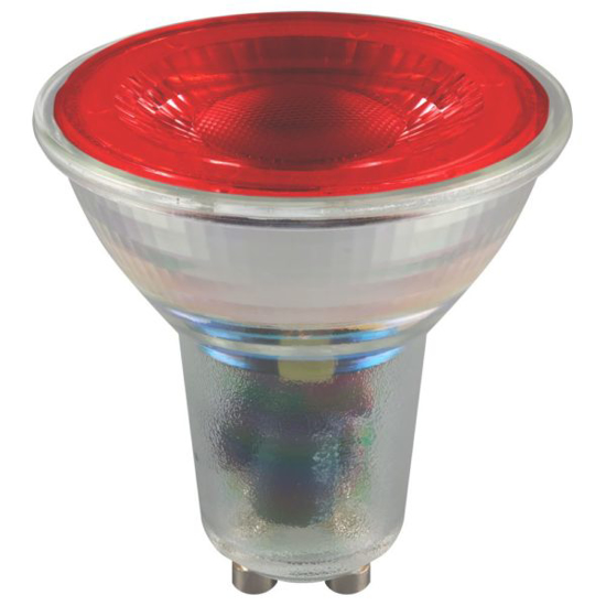 Picture of LED GU10 Coloured Glass 4.5W Red 9479
