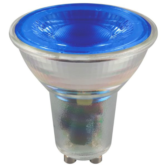 Picture of LED GU10 Coloured Glass 4.5W Blue 9455
