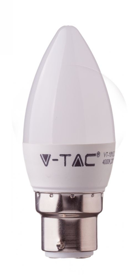 Picture of LED Candle 6W BC Daylight 6400K V-TAC 7346