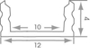 Dimensions for shallow profile