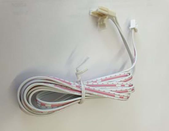 Cable with clamp connection for strip
