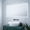 Illuminated bathroom mirror