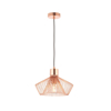 Copper pendant light