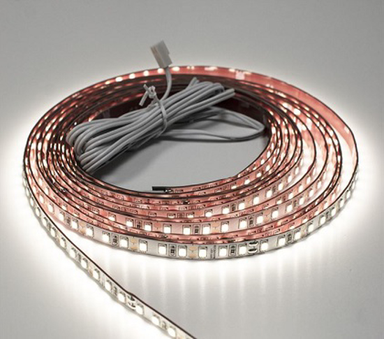 Reel of LED illuminated LED strip