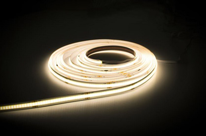 Reel of LED illuminated LED strip