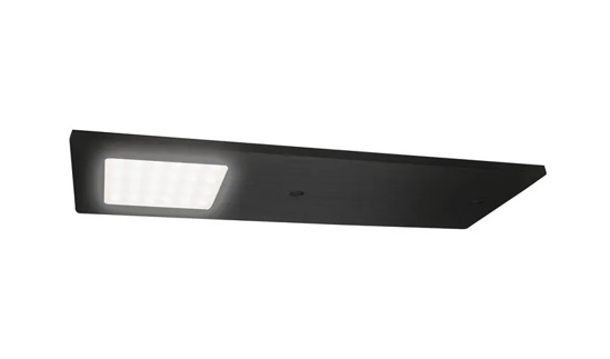 Matt black cabinet light