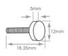 Sensor Screw Line Drawing