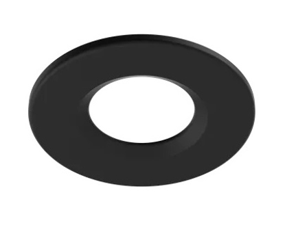 Round black bezel