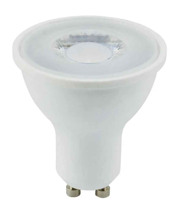 GU10 bulb in a white finish