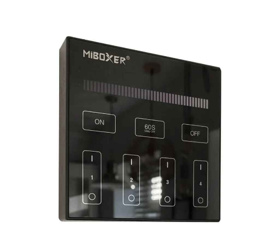 Picture of Black 4 Zone Wall Mounted Controller SY8810/DIMBL