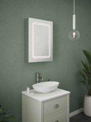 Picture of Calgary Tunable LED Mirror Cabinet 500x700mm SY9036/SINGLE