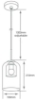 Picture of Danube Clear & Smoky Glass Pendant Light SY8832