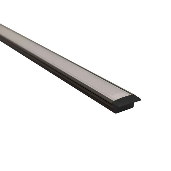 Picture of 2.5m Matt Black Recessed Extrusion SY7392MB/2.5M