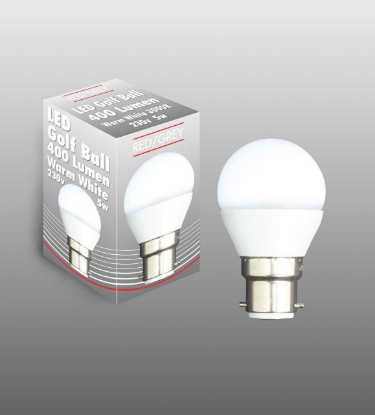 Picture of LED Round 5W Warm White 3000K BC-B22 LGBBC5W