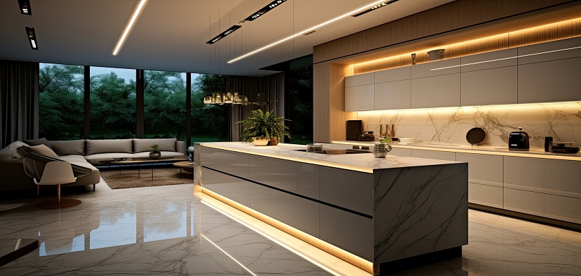 Lighting in a kitchen