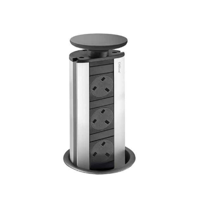 Picture of EVOline Port Pop-Up Socket Module in Black SY9737BK