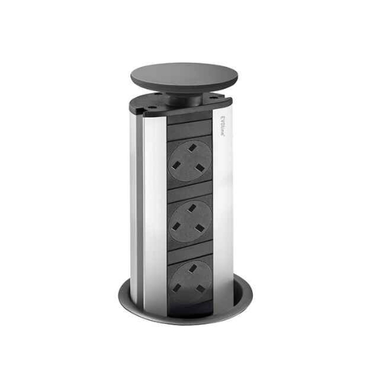 Picture of EVOline Port Pop-Up Socket Module in Black SY9737BK