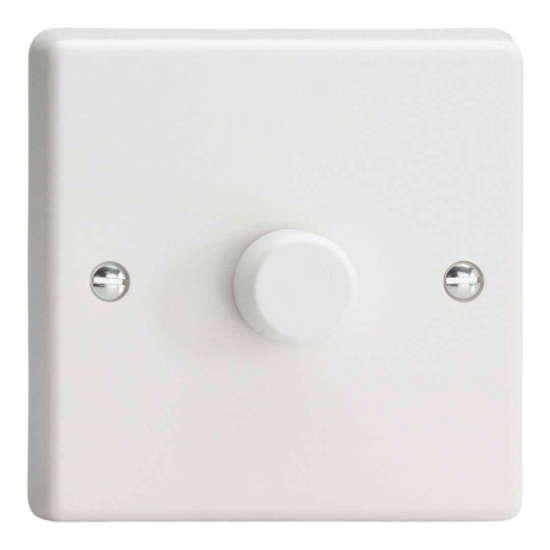 Picture of Varilight V-Pro 1-Gang 2-Way Rotary LED Dimmer 0-120W JQP401W