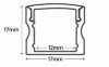 Picture of 2m Surface Mounted Deep Extrusion SY9583A/2M