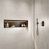 Picture of Linear LED Shower Niche Box in Black 300x1200mm SY5100BL-L